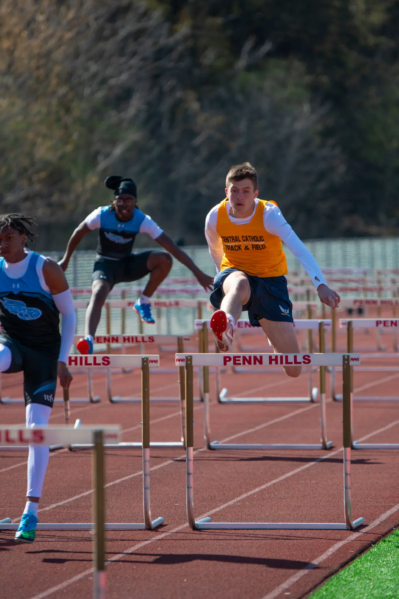 Finnley clearing hurdle