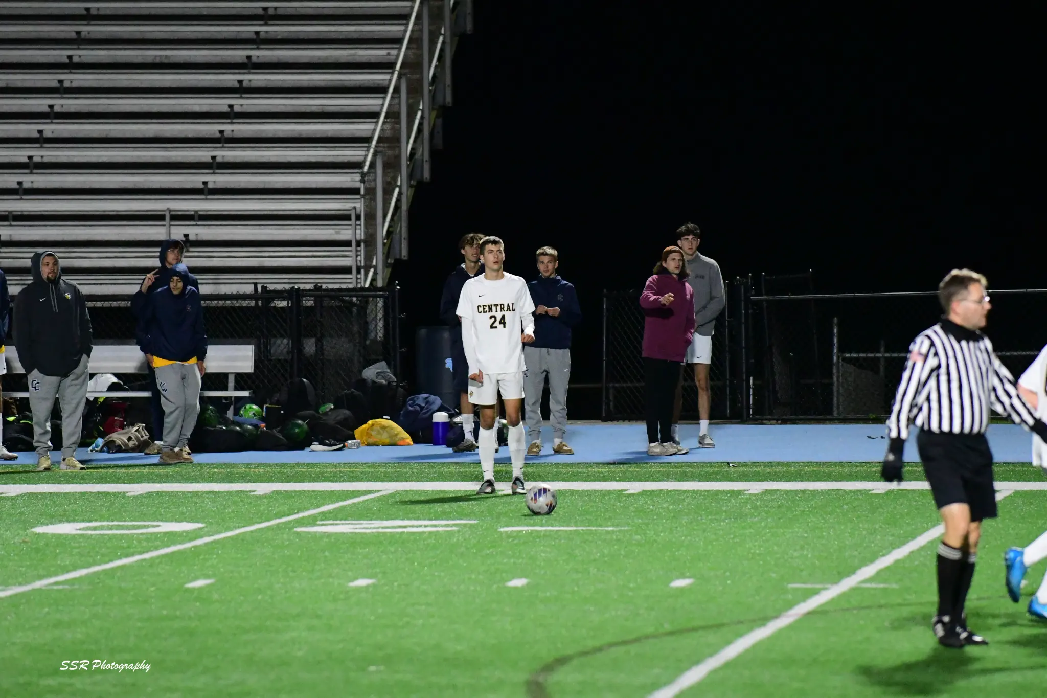 Finnley on soccer field